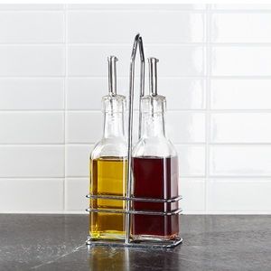 Crate and Barrel Oil and Vinegar dispenser